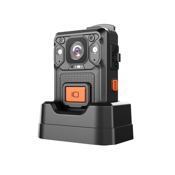 Feux de signalisation d'alarme rouge et vert et caméra corporelle portable dotée de la dernière technologie Bluetooth