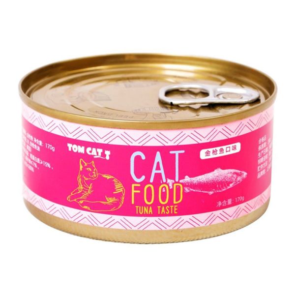 Oem Oil Proof Adhesive Label Bottle Sticker Printing CMYK For Cat Dog Food Can