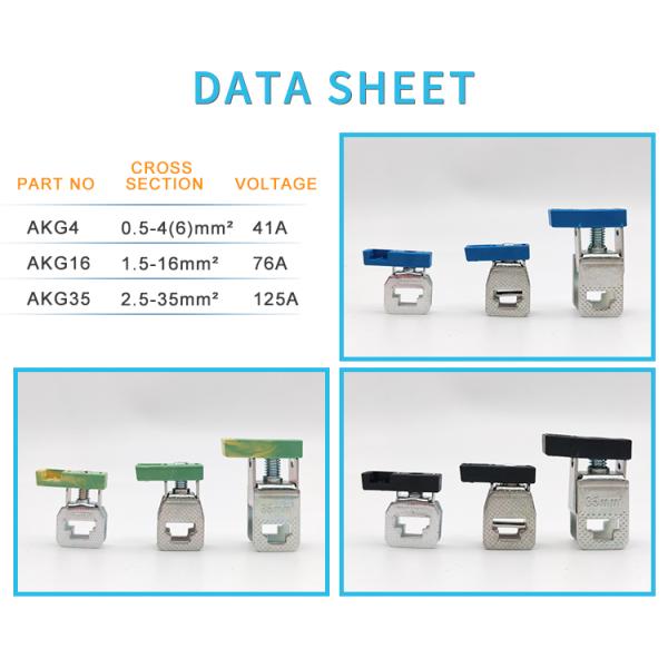 Соединение винта терминального блока шинопровода нейлона 300V 4mm2 AKG PA