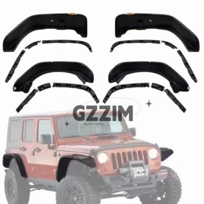 Jeep Wrangler JK JL JT Car Accessories Black Wide Body Fender Flares Wheel Brows
