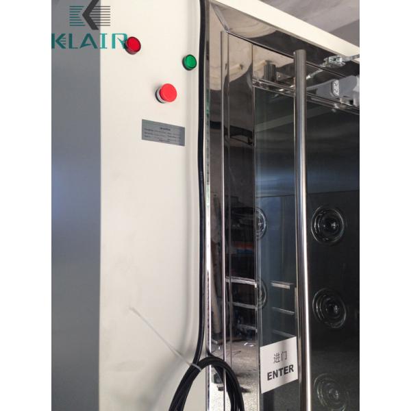 Ливень воздуха чистой комнаты регулятора микропроцессора с цельной стеклянной дверью