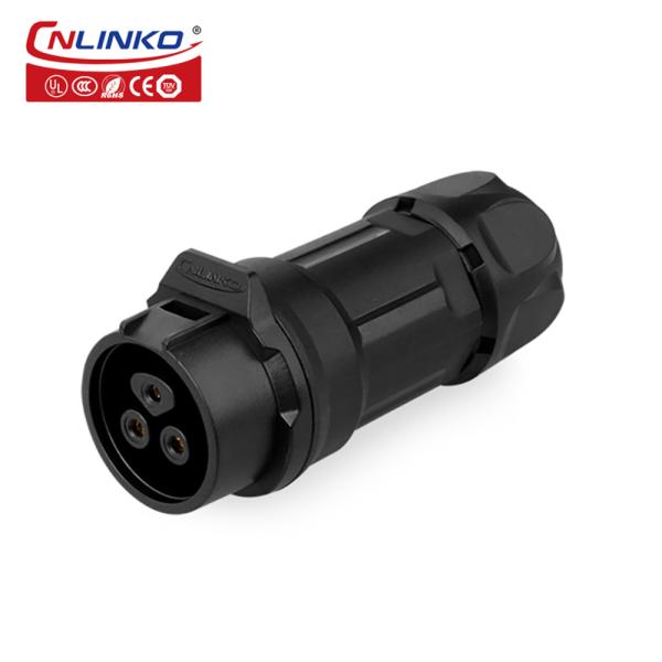 M16 3 Pin Male Female Plug Socket IP68 Standard Waterproof Wire Connector for LED Lighting