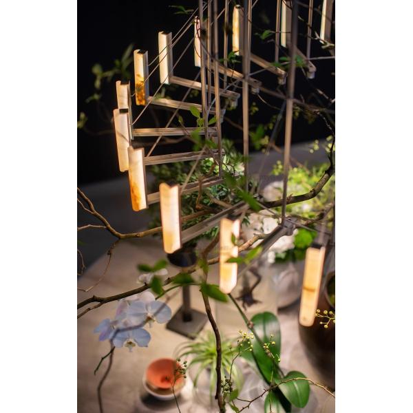 Специализированный современный большой мраморный подвесок Свет Скандинавский дизайн латунь Металл Столовая Кухня Гостиница Бар Внутреннее использование