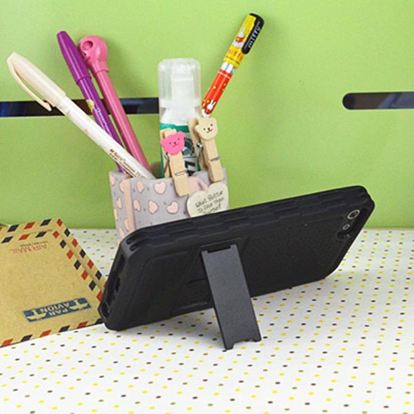 Black Most Durable iPhone Protective Cases Covers , Multifunctional