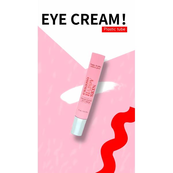 Small Beauty Soft 10ml 15ml Zinc Alloy Applicator Eye Massage Tube Eye Cream Container with Metal Tip