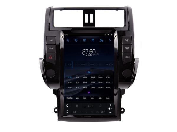 13.6 Screen Tesla Vertical Android Screen For Toyota Land Cruiser Prado 2011-2017 Car Multimedia Stereo GPS Carplay Player