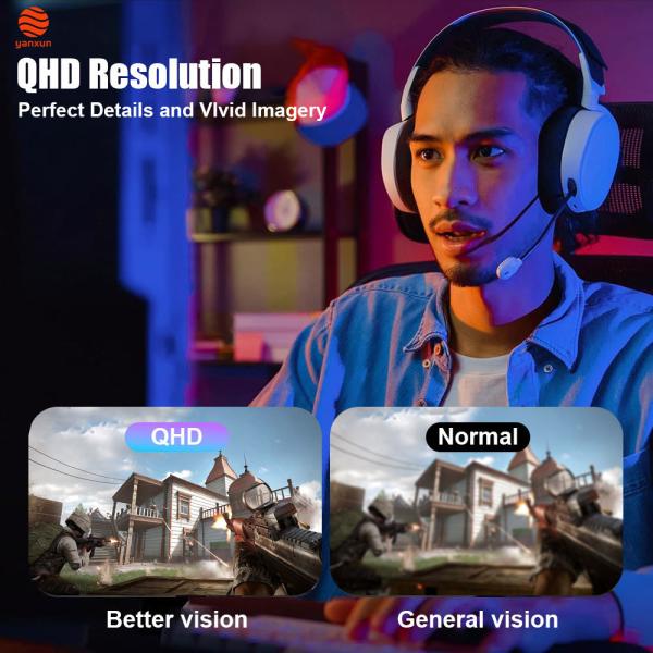 OEM Logo-Ready 32 Inch Monitor: Webcam-Integrated Convenience Paired with UHD/QHD Detail, 180Hz High Refresh Rate, 99% SRGB Accuracy, and Advanced Eye-Care Tech to Reduce Fatigue During Long Sessions