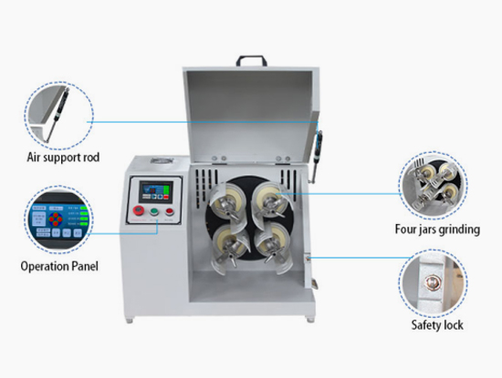 Kingda Light Type Full Automatic Horizontal Lab Планетарная шаровая мельница