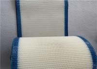 Papel branco e azul de Mesh Belt For Drying Packing do poliéster do monofilamento