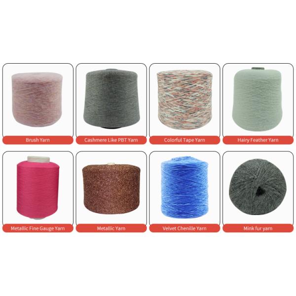 Пряжа 100% пера нейлона 7NM для вязать шарфа