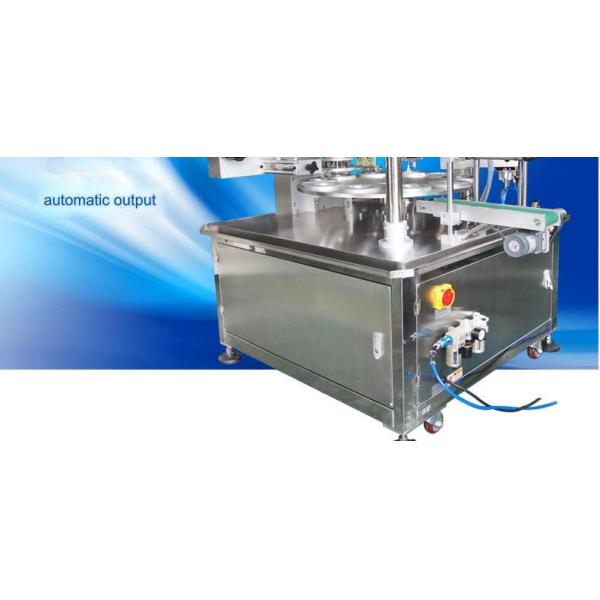 Hot Stamping Ribbon Printing Bubble Tea Cup Sealing Machine with 20pcs/min Max Speed
