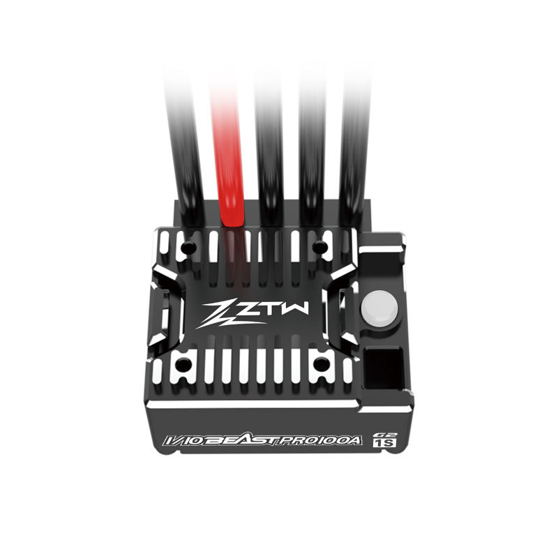 100A ZTW Beast PRO 1S G2 Sensored ESC 32 Bit For 1S 1:10 Pan Car