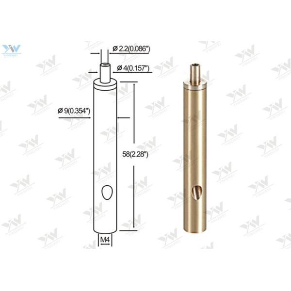 М4 Ø 9 * 58 Мм воздушных судн кабеля поток штуцеров внутренний для 1,5 Мм стальн