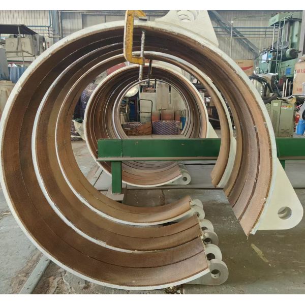 6100 BGO Non Asbestos Woven Brake Lining with Brass Wire and Aramid Fiber for Heavy Industrial Use