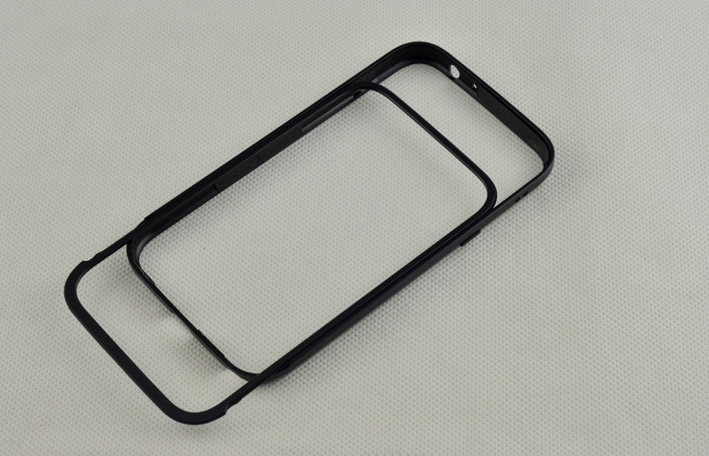Black Lightweight Aluminum Bumper Case Metal Frame For Samsung N7100