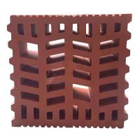 Blocs décoratifs de mur d'écran de terre cuite de scories d'hôtel de briques en céramique extérieures de mur
