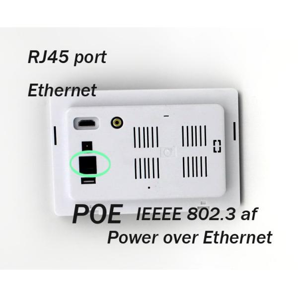 7 Inch Flush Mount Home Automation POE Tablet With Ethernet Port USB Host RS485