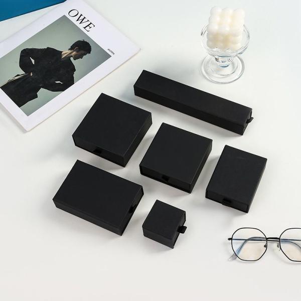 Genuine Square Ring Bracelet Watch Gift Packing Jewelry Jewellery Set Packaging Display Box with EVA Foam Insert