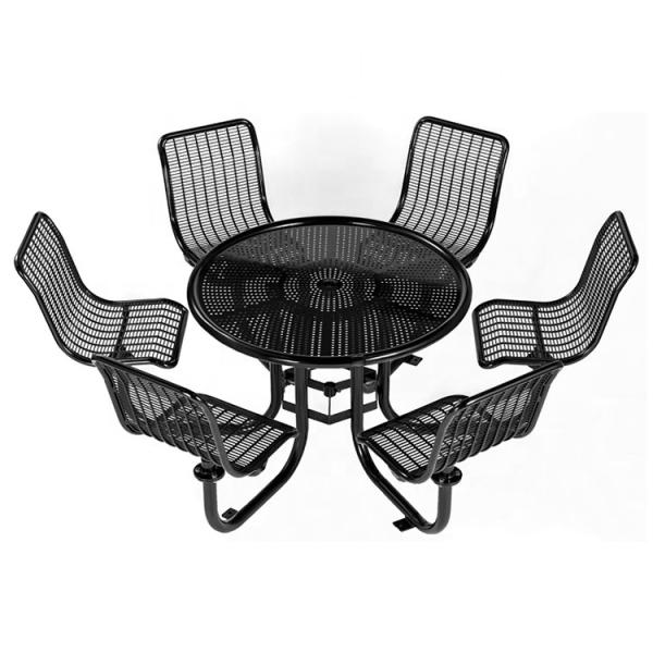 86.92L 34.4H Inches Outdoor Dining Table And Bench Set