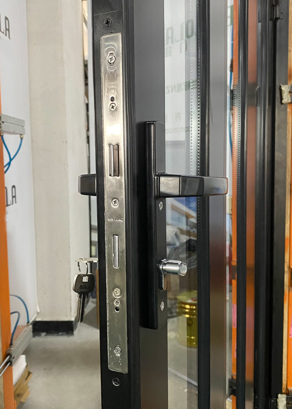 Australian Standard Thermal‑Break Aluminium Hinged Glass Entrance Door