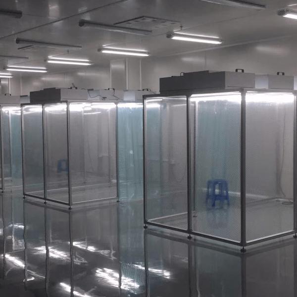 Portable Modular Clean Room Medical Clean Room System With Glass Door