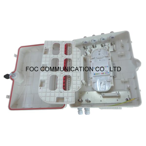 FTTH Optical Fiber Distribution Box / Outdoor Cable Enclosure Box ISO RoHS Listed