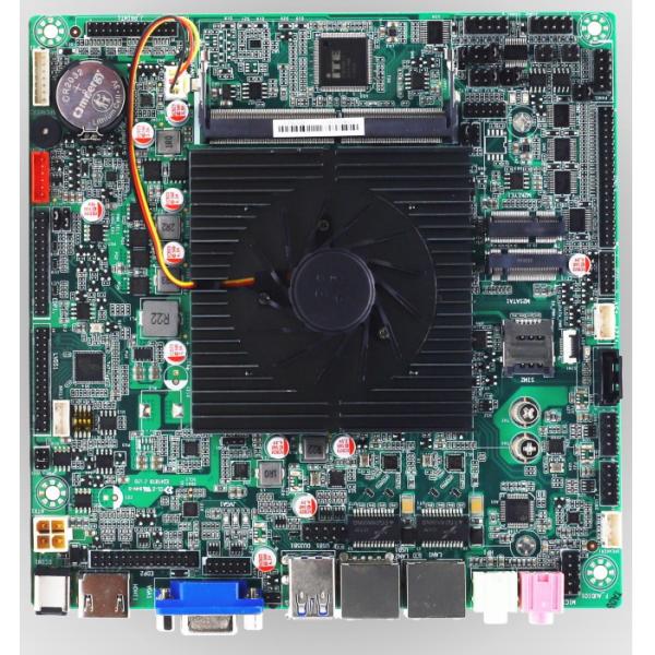 2LAN 6COM 8USB Mini ITX Материнская плата Четырехъядерный процессор Intel 11-го поколения N5105
