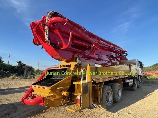 SG5366THB M46-5RZ 2012 Pompe à béton Putzmeister avec 4141 Pompe à remorque renouvelée de 46 m