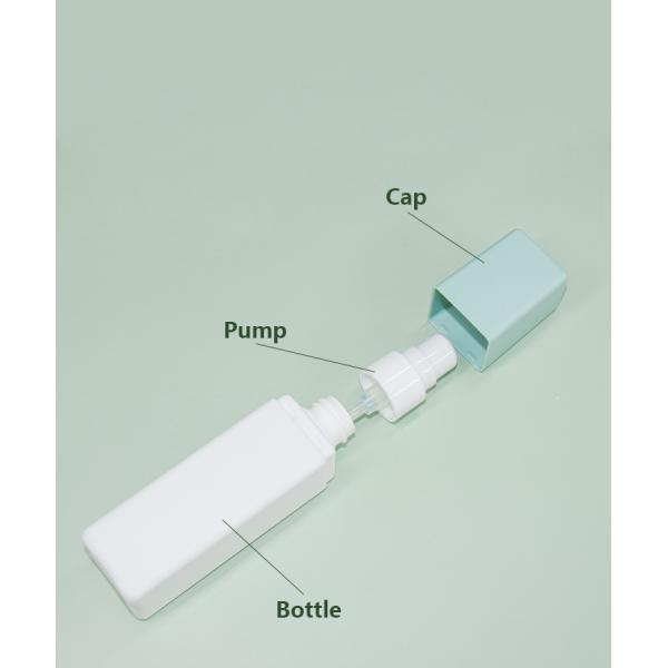 50 ml / 75 ml / 90 ml frasco de essência de HDPE para cuidados com a pele embalagem frasco de loção UKL31