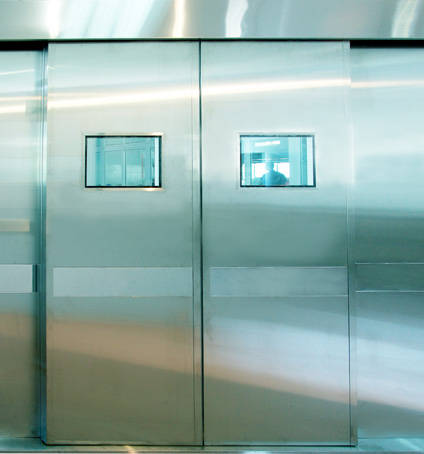 Automatic Hermetic Hospital Doors Double Leaf Operation Room Doors with Competitive Price