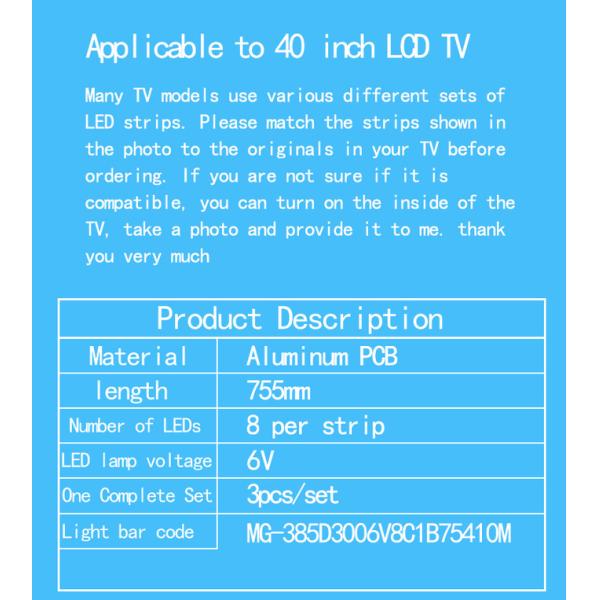 Xiaxin HX-42A39D светодиодный телевизионный фонарь MG-385D3006V8C1B75410M-HX