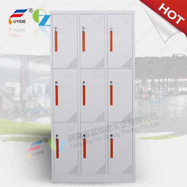 2 door steel locker FYD-G007,storage locker cabinet FYD-G007,Like 7 Shape,two lock