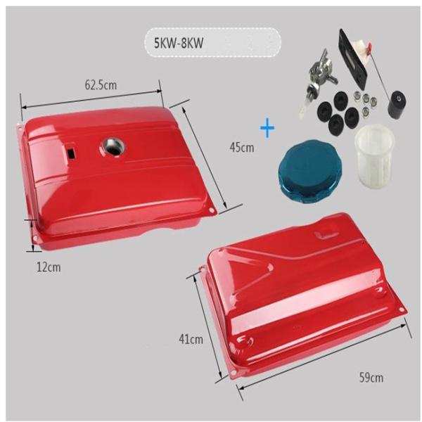 Générateur réservoir de carburant Assy 168F 170F 188F EC2500 EC6500 5-7 Gallons Pièces d'essence