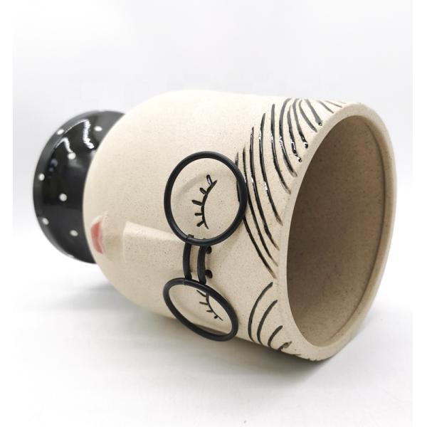 Порцелановые керамические горшки для соккулентов Красивый Instagram 3D уникальная форма леди