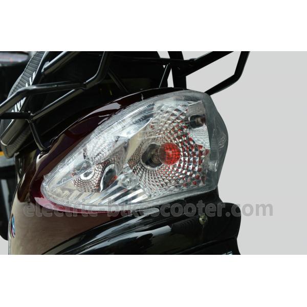 72V 500W Pedal Assisted Electric Scooter , Electric Moped Scooter With Pedals