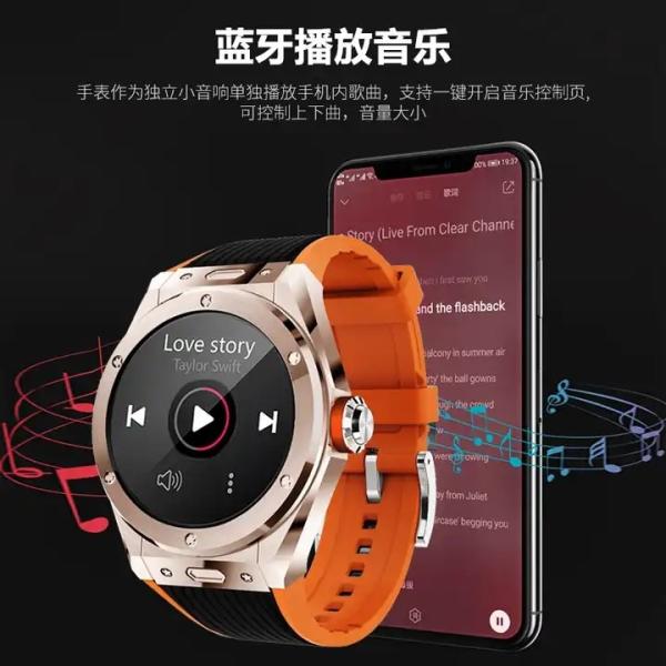 New Luxury BLE Answer Call Smart Watch Men Full Touch Dial Call Fitness Tracker IP68 Waterproof