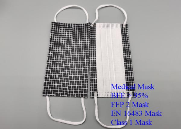 Fliud Resistant Kid Friendly Face Mask , Surgical Face Mask For Child