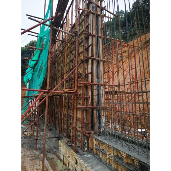 Luz - sistema plástico amarelo do molde para o comprimento dos andaimes 1500mm do muro de cimento