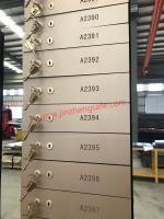 Aluminum Alloy Color Painting 300mm Width Safe Deposit Box for bank with copper key locks