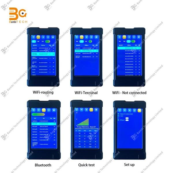 1MHZ-6GHz Handheld Wireless signal Detector Detect Tag Trackers GSM/GPRS/ EDGE/ 3G/4G/5G Wireless Cameras,wifi.GPS tracker