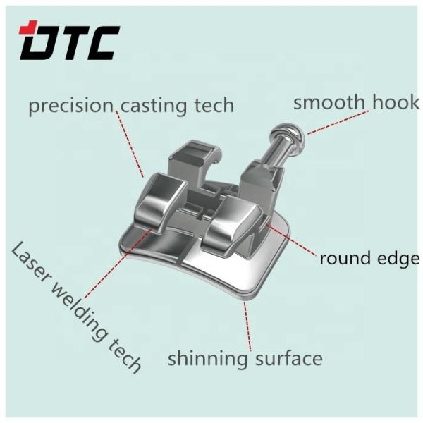 Standard Size DTC Laser Dental Material Orthodontic Dental Brackets CE ISO Accredited
