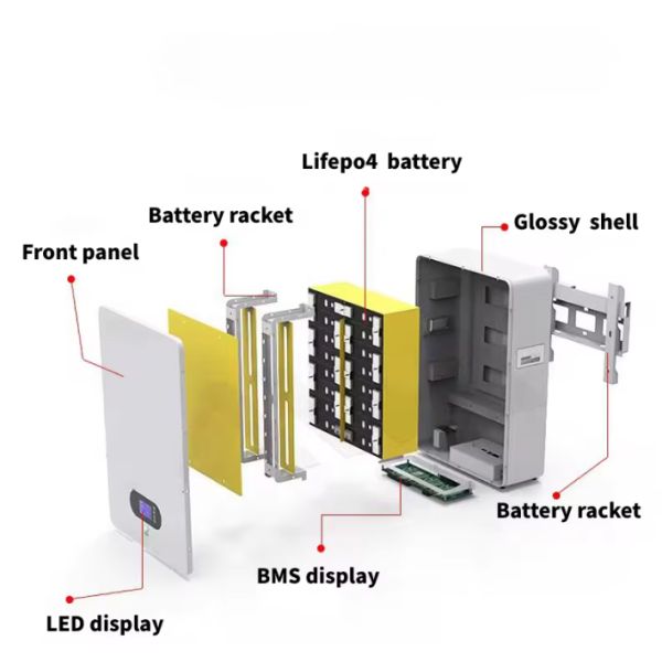 51 2V Smart Multi-Cell Battery Pack with LCD Display Functionality