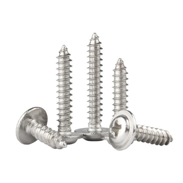 Stainless Steel Pan Head Screws Coarse / Fine Thread M6 Screw 32 Thread Count