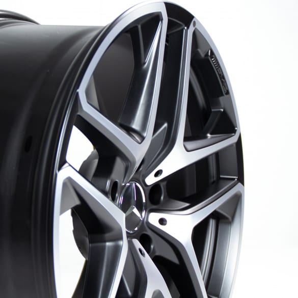 Amg G-Class 5 Double Spoke Grey Genuine 21 Inch Alloy Rims For Mercedes Benz