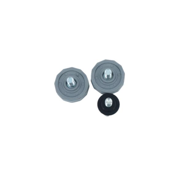 Custom Size ABS/PS/TPU Plastic Caster Parts Overmolding Gear Bulk OEM