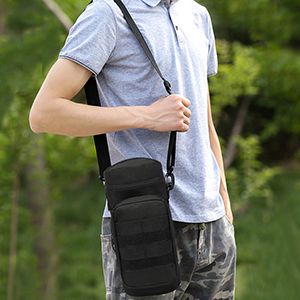 Tactical Molle Water Pouch, Tactical Bottle Holder ornaments Water Bottle Bag Hydration Carrier H20 Pouch Kettle Pouch