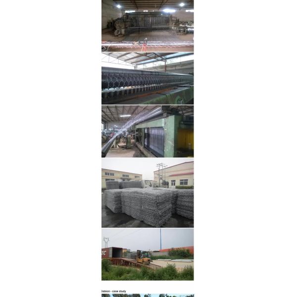Low Carbon Galvanized Steel Wire Gabion for Water Conservancy Project