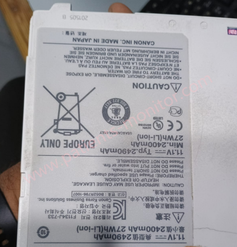 Canon Литий-ионный аккумулятор LB-1A 2490mAh для CXDI-70C CXDI-701G CXDI-70 CXDI-80 CXDI-501C оригинальный новый