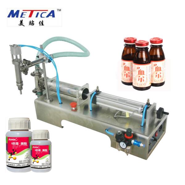 Remplissage de bouteilles liquide manuel et machine de capsulage 100ml - 1000ml