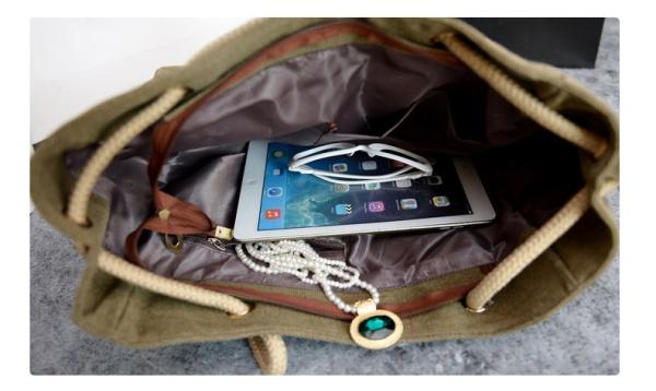 Spring new Korean version of the trend of minimalist canvas shopping bag handbag shoulder bag handbag tide